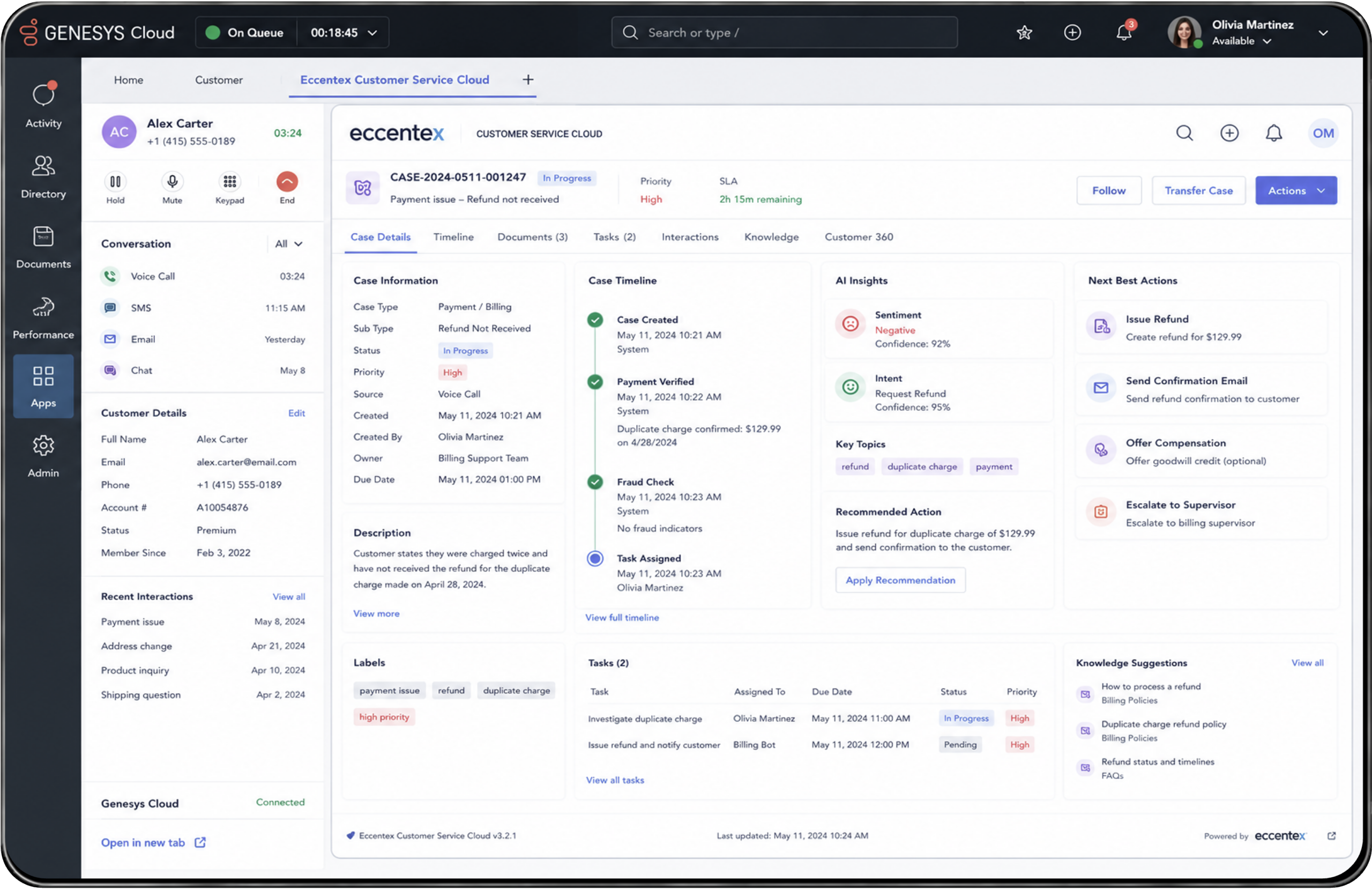 CSC GCX Integration Screenshot Modernize telecom operations without hard-coding the next service model.