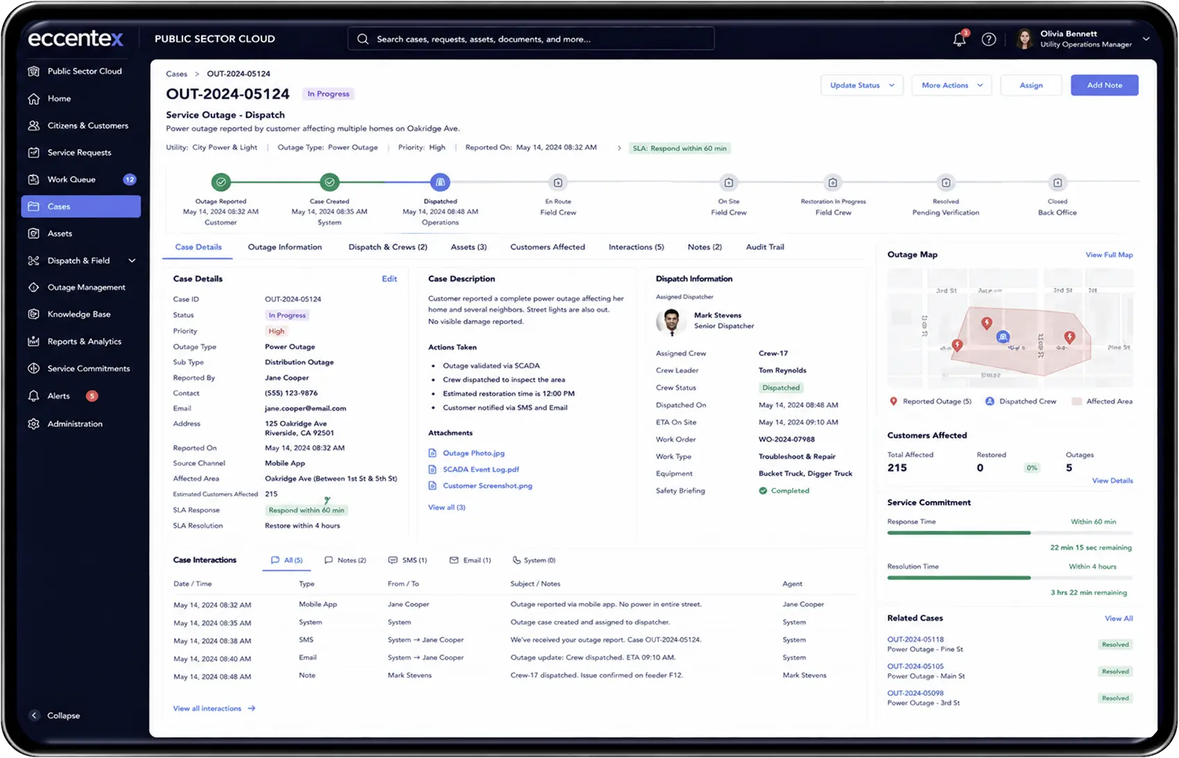 PSC-utility-Case-Dispatch-Screenshot-scaled Modernize utility operations on an adaptable application foundation.