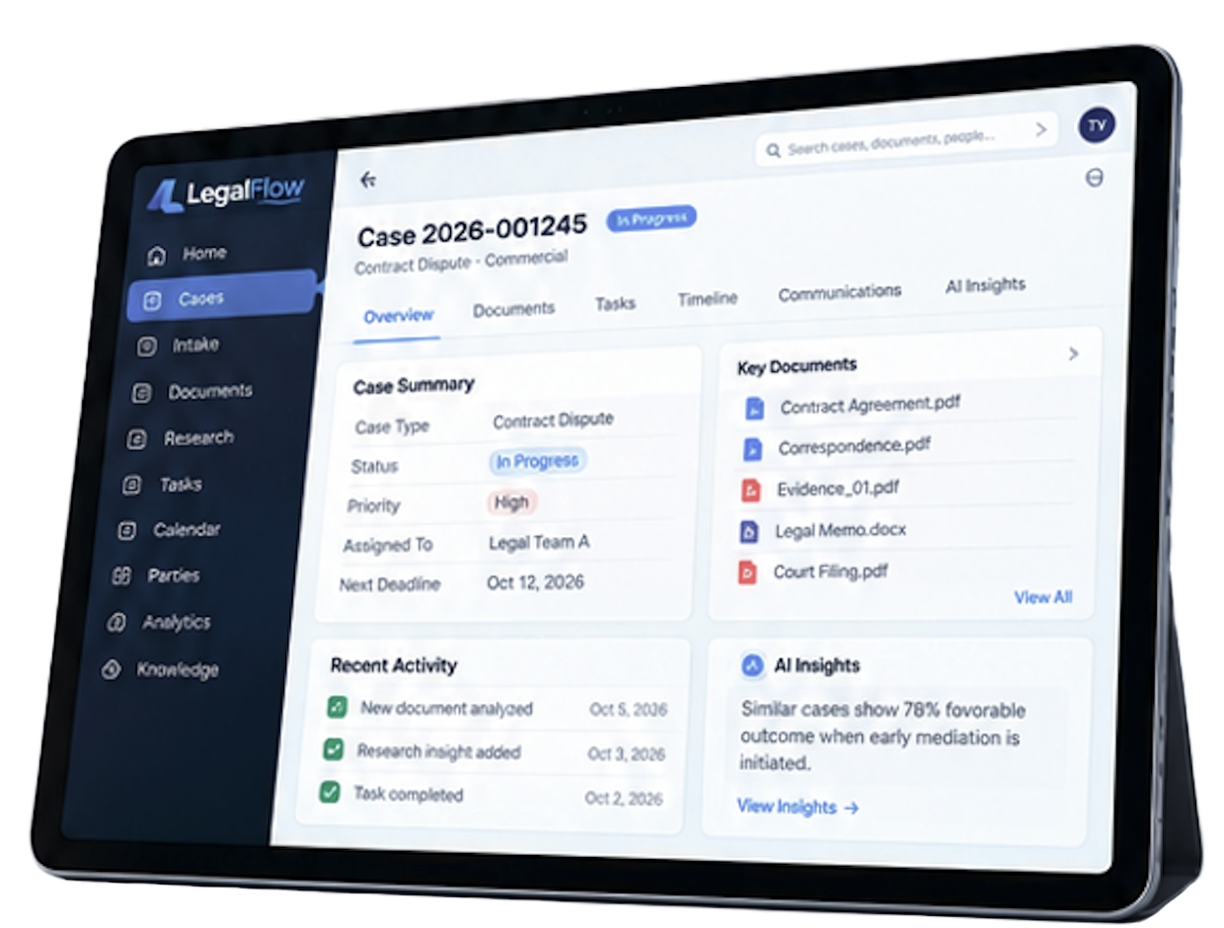 LegalFlow Screenshot 2